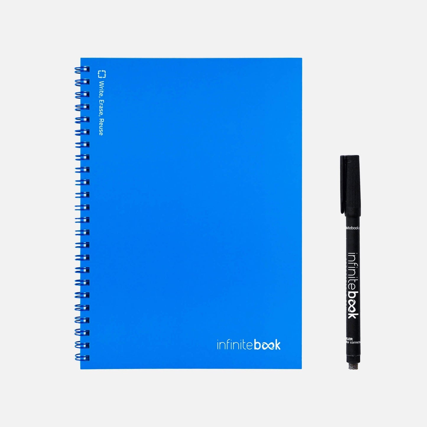 Infinitebook Blá A5 Ólínustrikuð