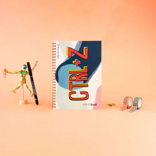 Infinitebook CTRL+Z A5 Ólínustrikuð