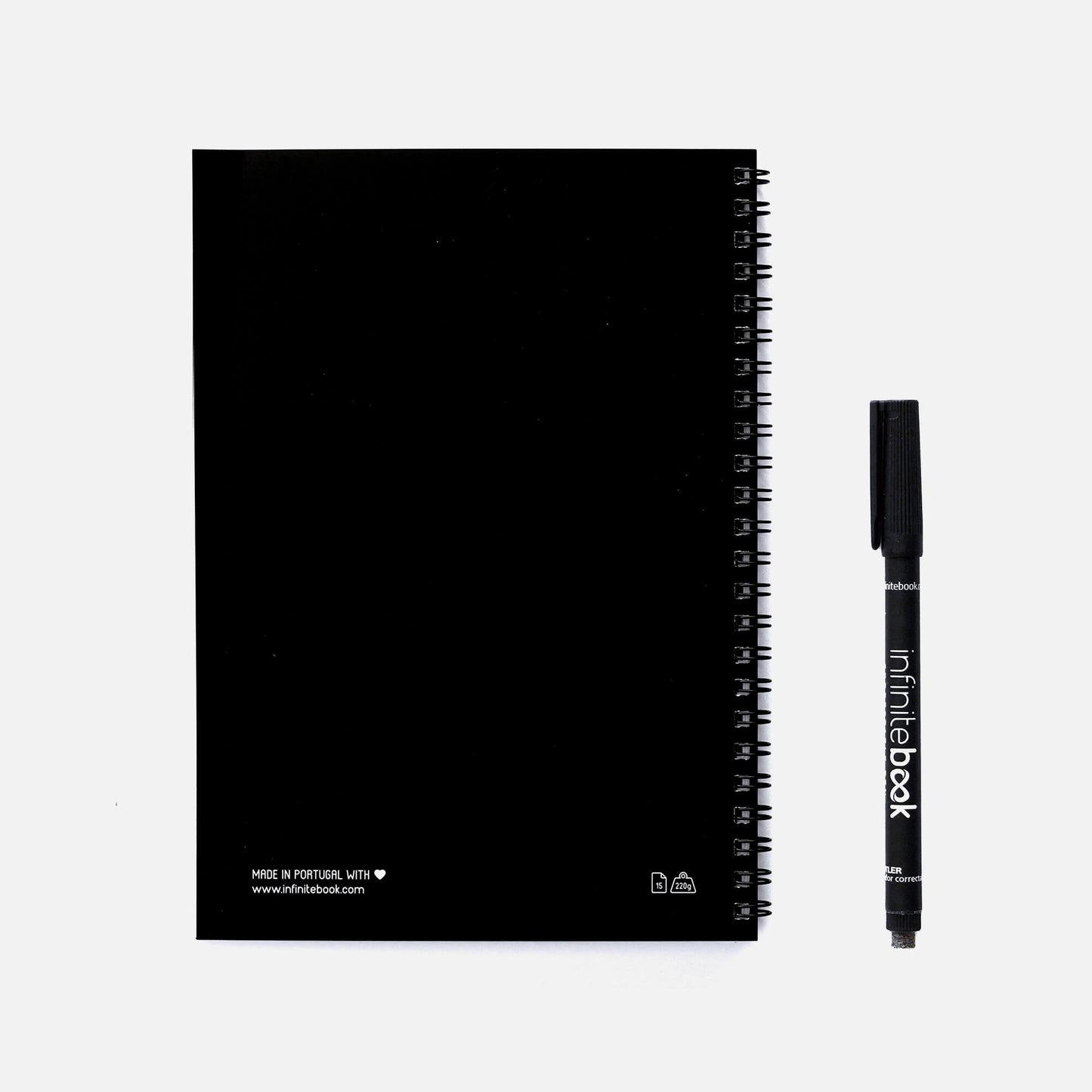 Infinitebook Svört A5 Punktalínur