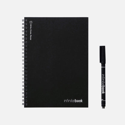 Infinitebook Svört A5 Punktalínur